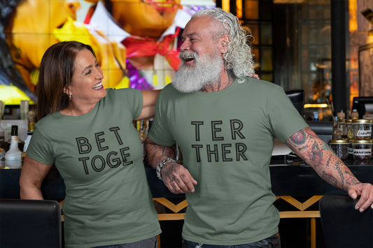 Better Together Couples Shirts – Romantic Matching Tees – Engagement or Anniversary Gift