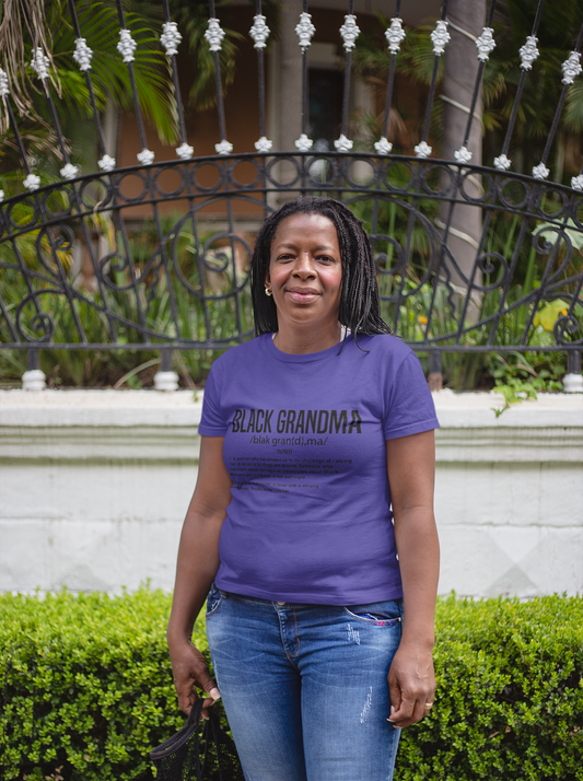 Black Grandma Definition Shirt – Heartfelt Family Tee for Nana or Gigi | Proud Black Matriarch Gift