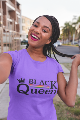 Black Queen Shirt – Melanin Magic Empowerment Tee for Women | Pride & Strength Graphic T-Shirt