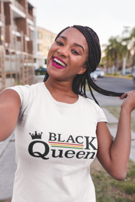 Black Queen Shirt – Melanin Magic Empowerment Tee for Women | Pride & Strength Graphic T-Shirt