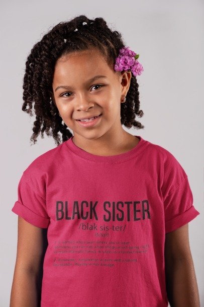 Black Sister Definition Shirt – Loving & Loyal Family Tee | Gift for Black Women & Siblings