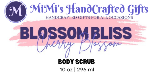 Blossom Bliss Body Scrub – Exfoliating Sugar Scrub with Floral Essential Oils | Smooth & Hydrate Dry Skin