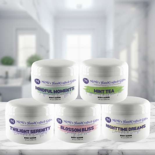 Twilight Serenity Body Scrub – Tranquil Evening Exfoliator with Calming Essential Oils | Silky, Nourished Skin