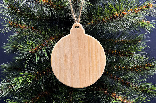 Custom Christmas Ornament – Personalized Ceramic, Wood or Acrylic | Family Name, Photo, Baby’s First Christmas, Pet, Wedding Keepsake
