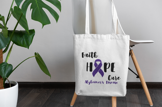 Awareness Ribbon Tote Bag – Custom Cause Support Gift