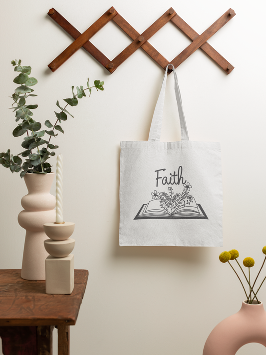 Faith Tote – Walk by Faith, Not by Sight