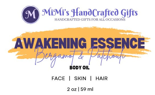 Awakening Essence Body Oil – Bergamot & Patchouli for Energizing Clarity
