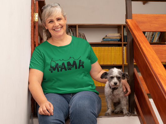Fur Mama Shirt – Cute Pet Lover Tee for Women | Dog Mom Cat Mom Graphic T-Shirt