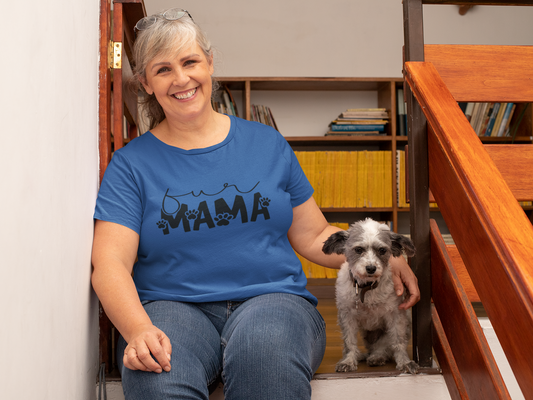 Fur Mama Shirt – Cute Pet Lover Tee for Women | Dog Mom Cat Mom Graphic T-Shirt