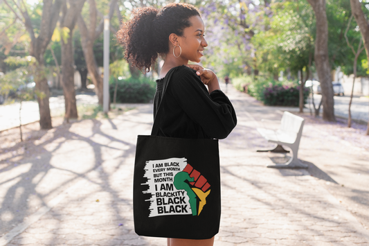 Blackity Black Tote – Loud, Proud & Unapologetic