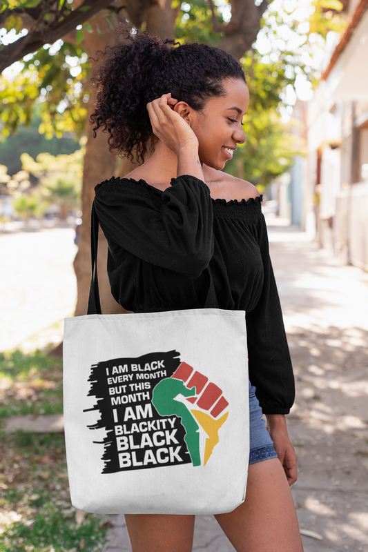 Blackity Black Tote – Loud, Proud & Unapologetic