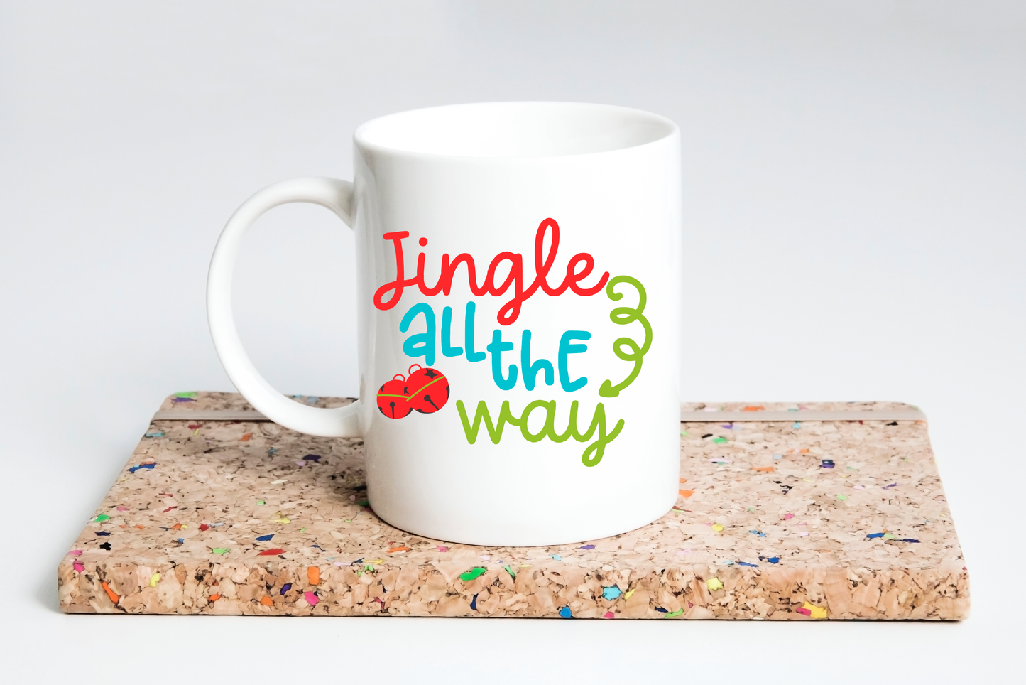 Jingle All the Way Mug | Christmas Coffee Cup | Festive Holiday Hot Cocoa Mug