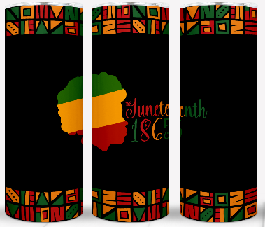 Juneteenth 1865 Tumbler – Celebrating Emancipation