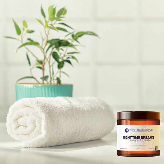 Nighttime Dreams Bath Salts – Lavender & Chamomile Relaxation Soak | Sleep Aid Aromatherapy for Evening Wind-Down