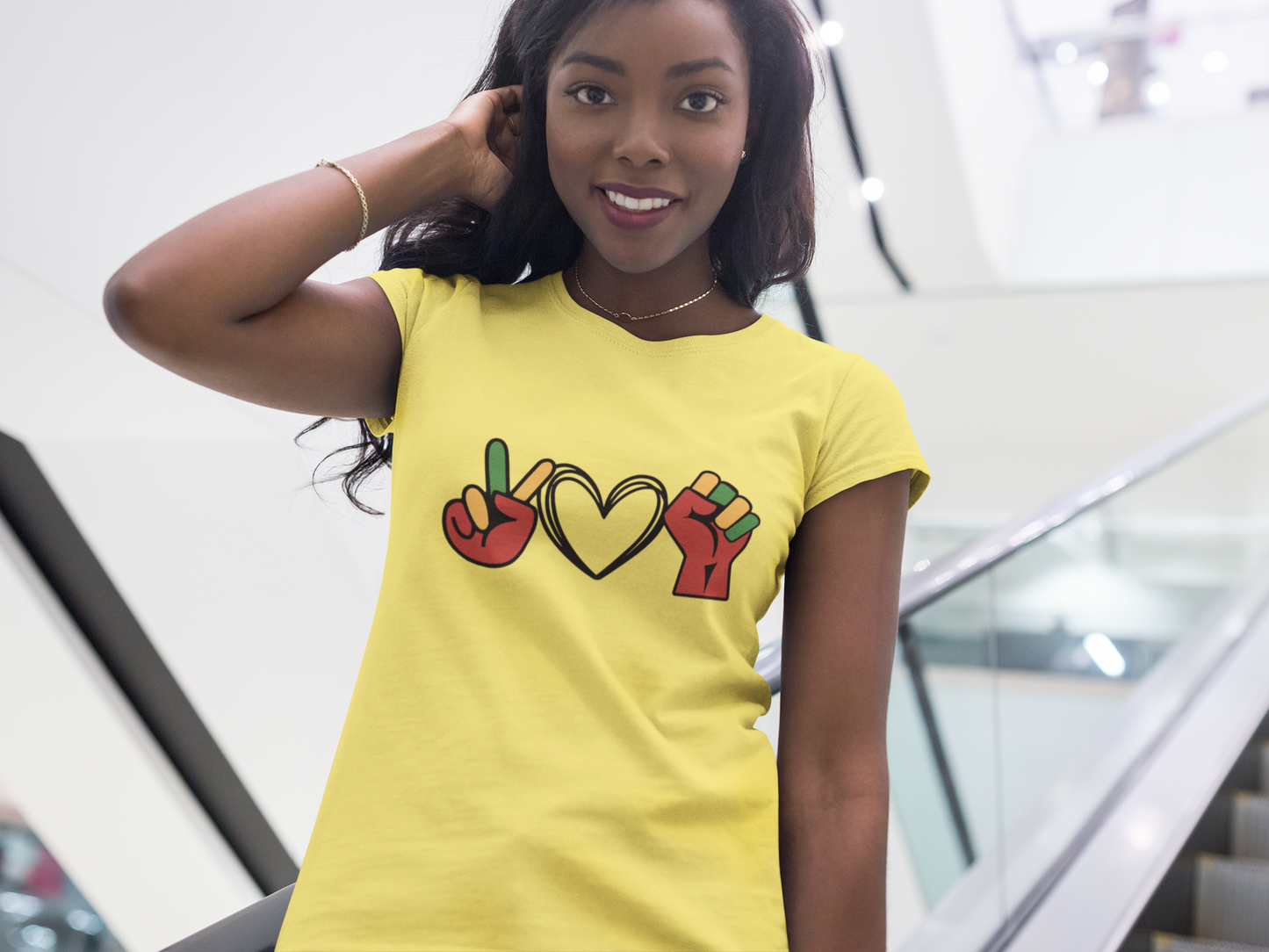Peace Love Unity Shirt | Black History Pride Tee | Pan-African Cultural Empowerment T-Shirt