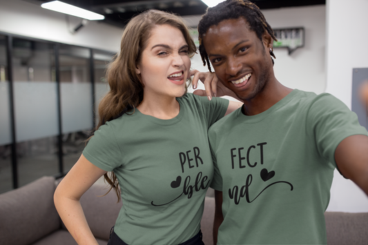 Perfect Blend Couples Shirts – Coffee-Inspired Matching Tees – Cute Couple Gift