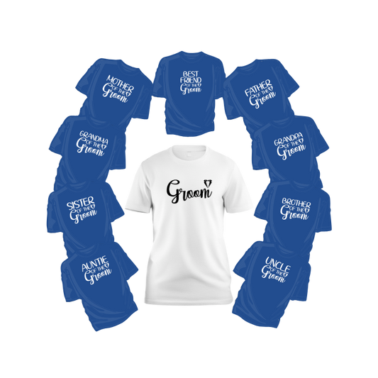 Family of the Groom Shirts – Custom Wedding Party Tees