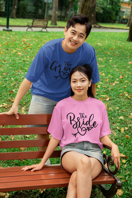 The Bride & The Groom Shirts – Wedding Day Couple Tees