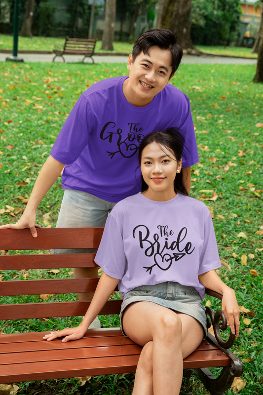 The Bride & The Groom Shirts – Wedding Day Couple Tees