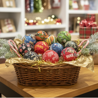 Handmade Fabric Christmas Ornament | Personalized Holiday Keepsake | Custom Gift Décor | Set of 6