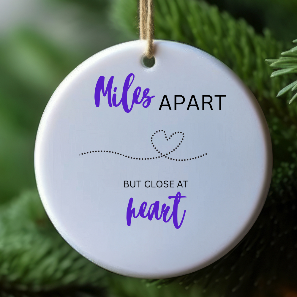 Miles Apart Ornament