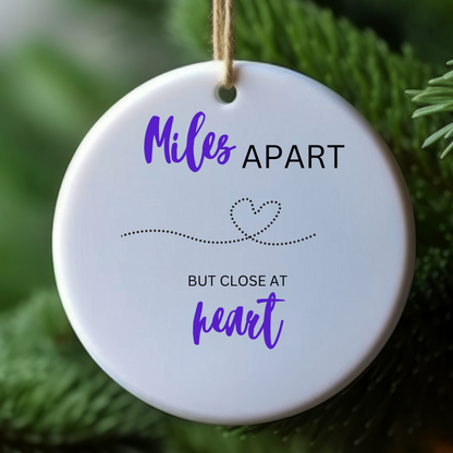 Miles Apart Ornament
