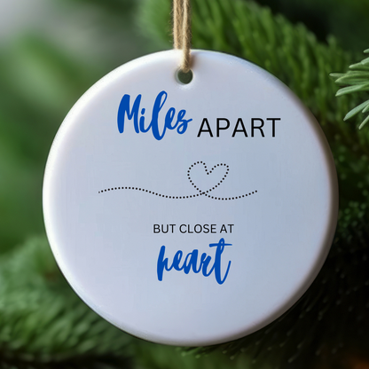 Miles Apart Ornament