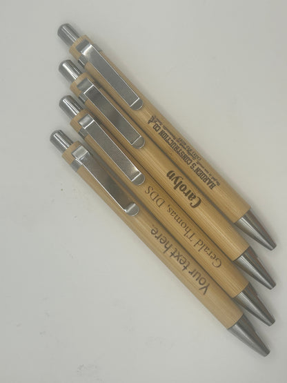 Personalized Engraved Bamboo Pen – Eco-Friendly, Elegant Writing Gift