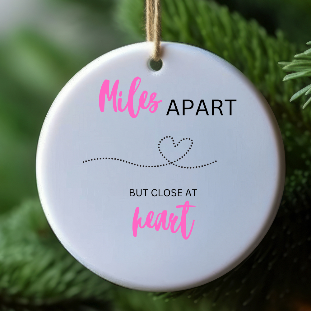 Miles Apart Ornament