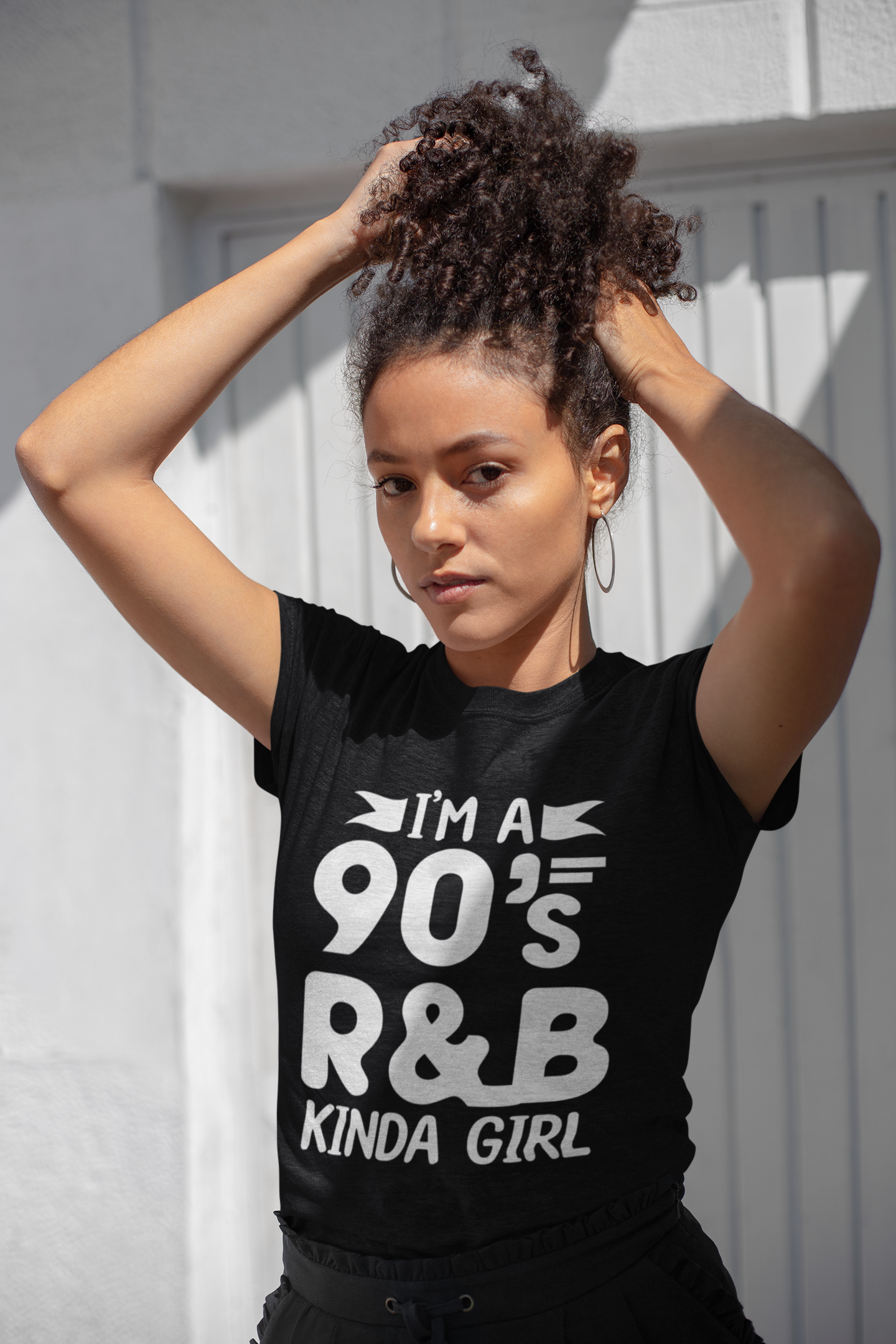 90s R&B Kinda Girl Shirt – Retro Music Lover Tee for Women | Nostalgic Hip Hop & R&B Graphic T-Shirt