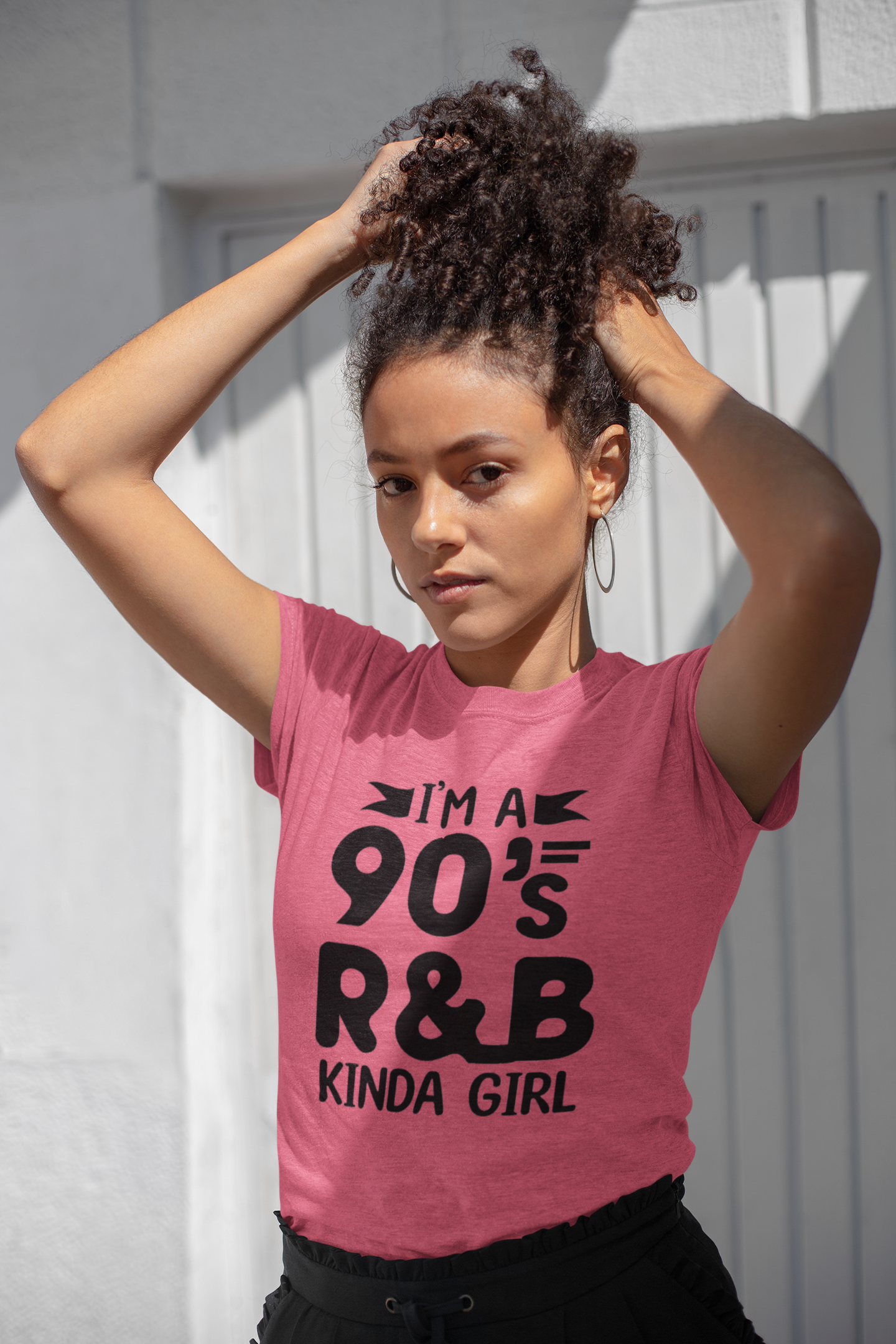90s R&B Kinda Girl Shirt – Retro Music Lover Tee for Women | Nostalgic Hip Hop & R&B Graphic T-Shirt