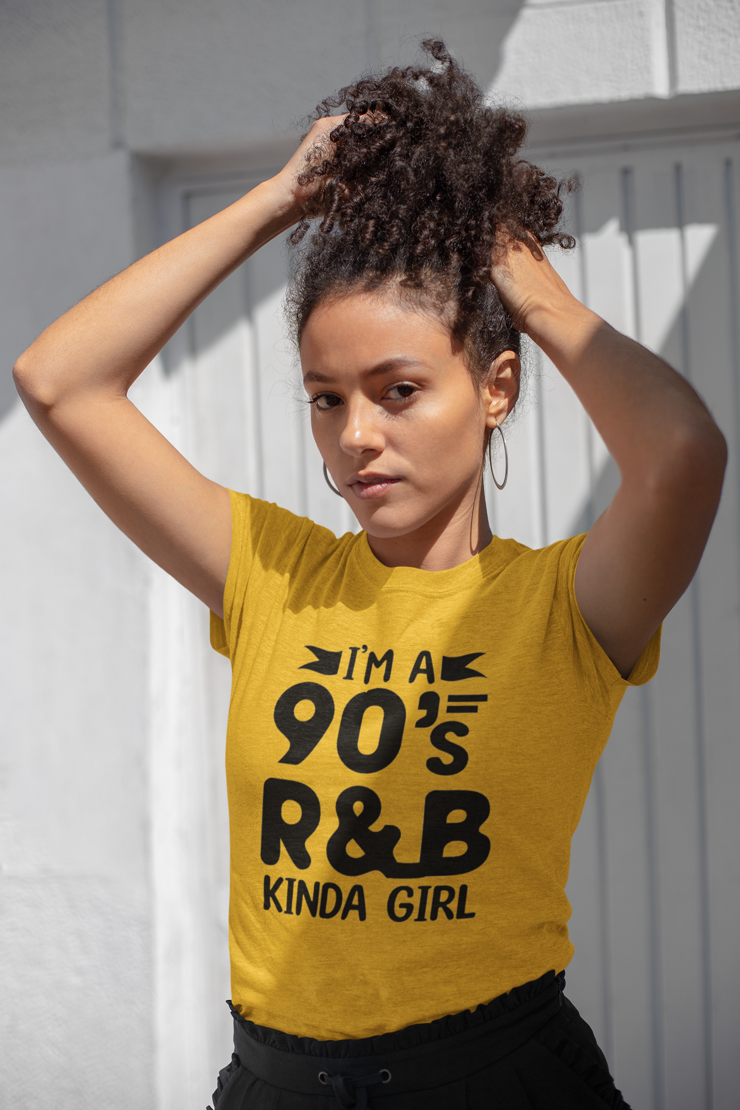 90s R&B Kinda Girl Shirt – Retro Music Lover Tee for Women | Nostalgic Hip Hop & R&B Graphic T-Shirt