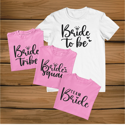 Bride to Be T-Shirt – Bridal Shower & Bachelorette Party Tee