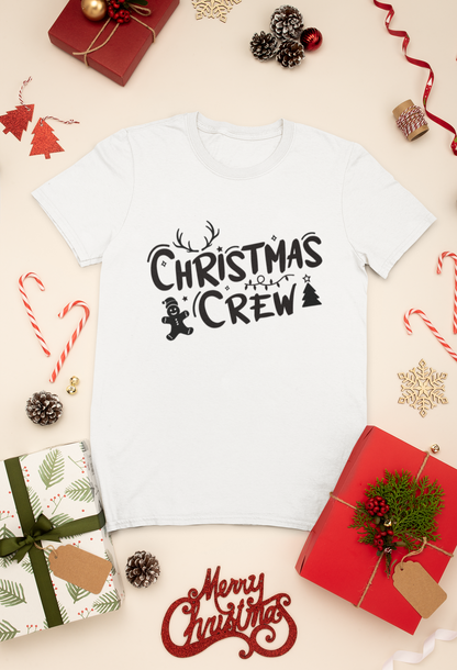 Christmas Crew Shirt | Matching Family Holiday Graphic Tee | Festive Group Christmas T-Shirt