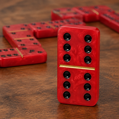 Custom Dominoes – Personalized Tile Set with Coordinating Bag