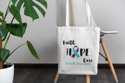 Awareness Ribbon Tote Bag – Custom Cause Support Gift
