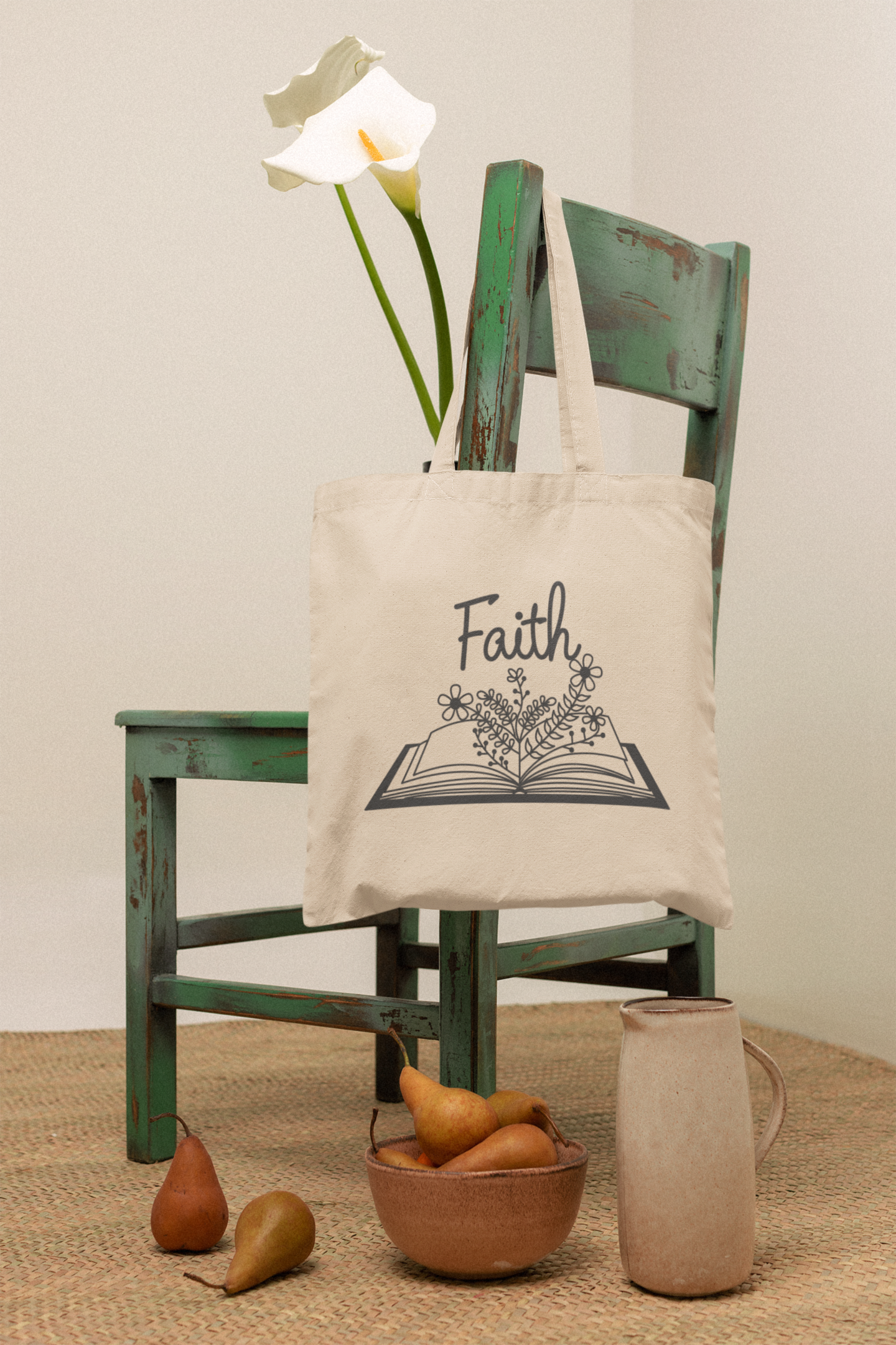 Faith Tote – Walk by Faith, Not by Sight