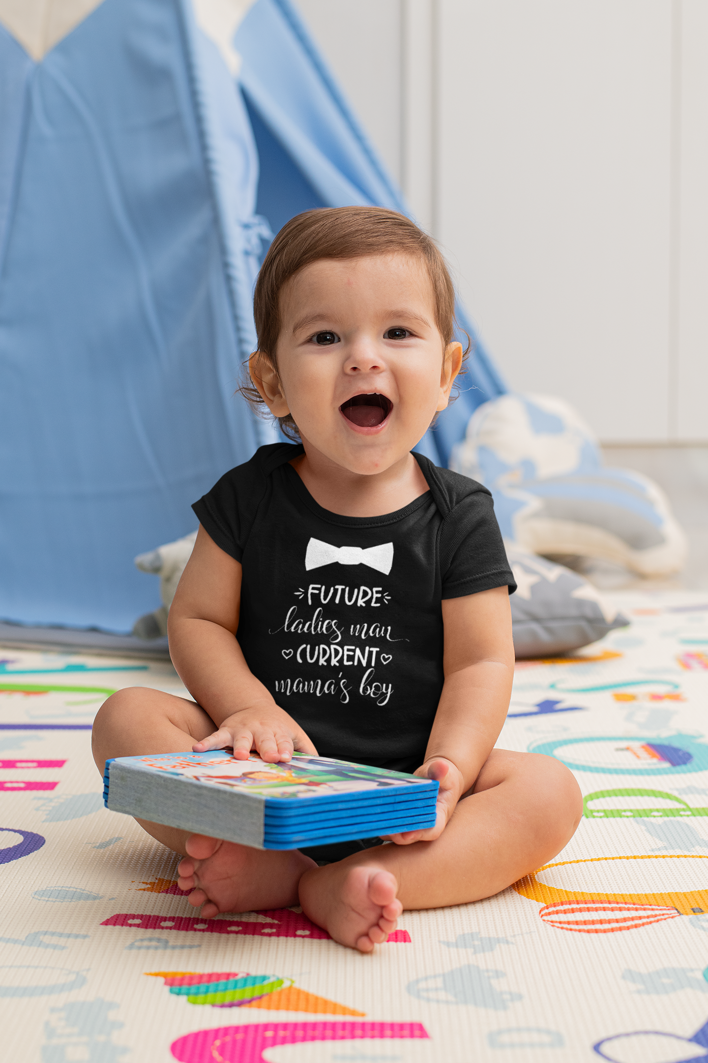 Future Ladies Man Onesie – Funny Baby Boy Outfit – Cute Newborn Gift