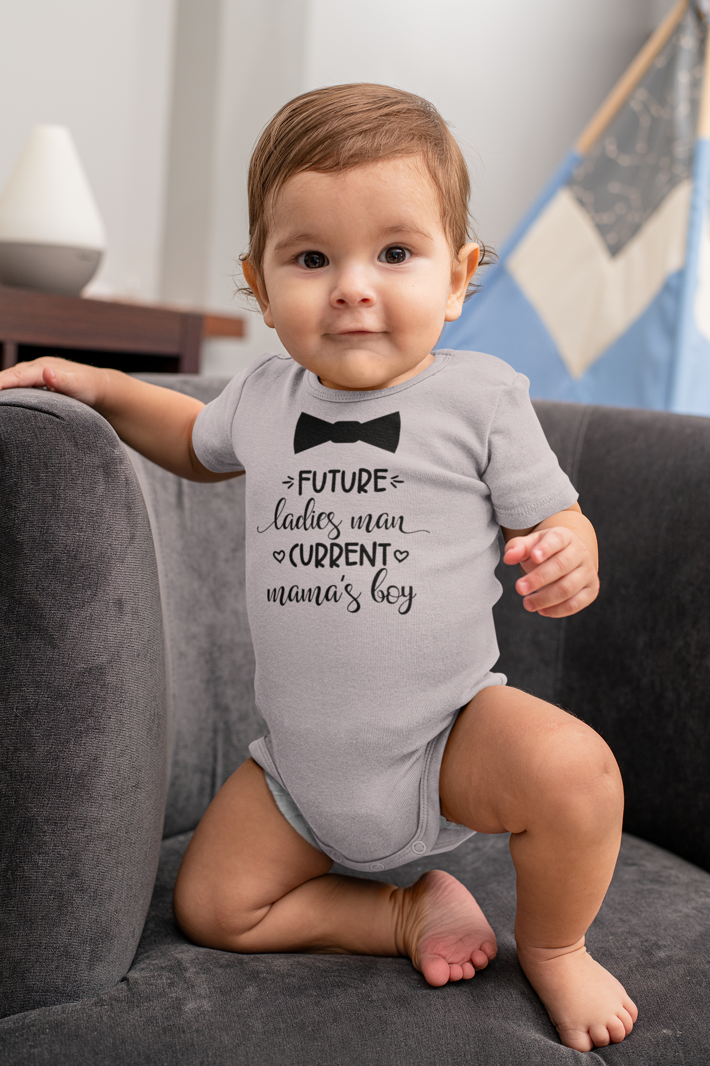 Future Ladies Man Onesie – Funny Baby Boy Outfit – Cute Newborn Gift