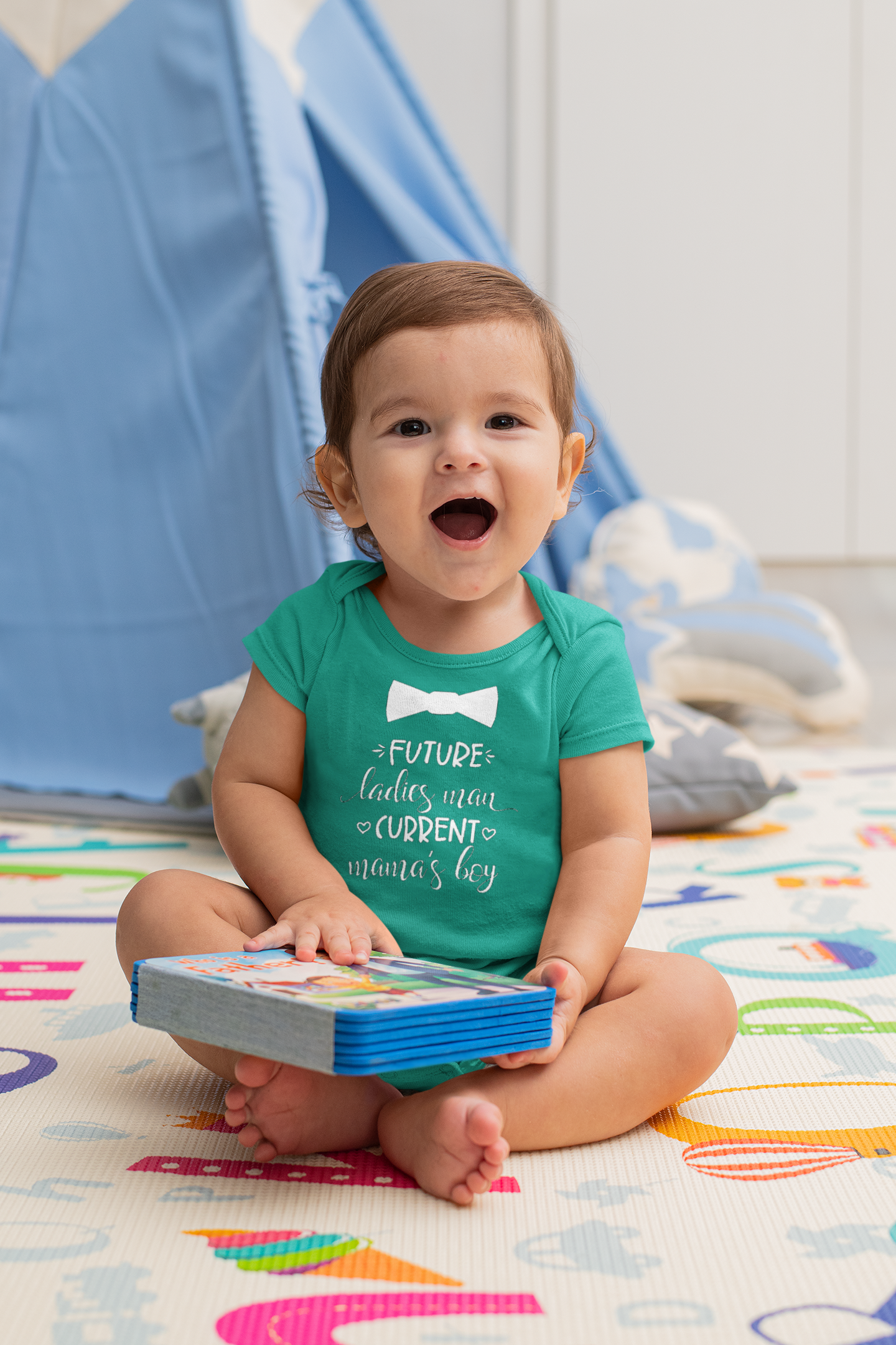 Future Ladies Man Onesie – Funny Baby Boy Outfit – Cute Newborn Gift