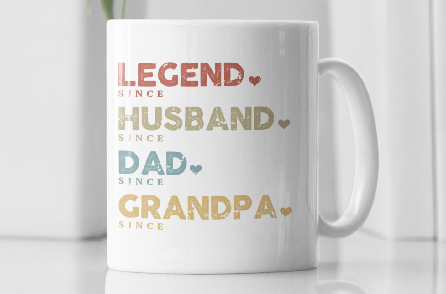 Legend Husband Dad Grandpa Mug – Father's Day Gift for Him | Custom Coffee Cup for Dad or Papa
