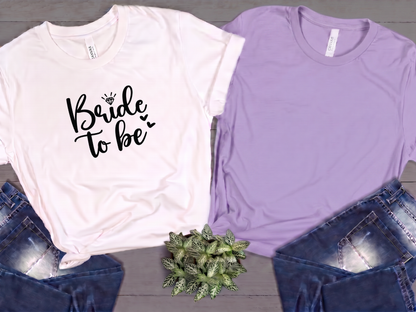Bride to Be T-Shirt – Bridal Shower & Bachelorette Party Tee