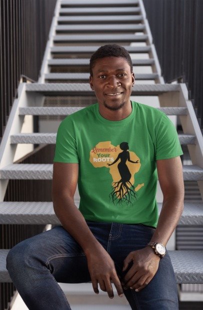 Remember Your Roots Shirt | African Heritage Pride Tee | Cultural Empowerment Graphic T-Shirt