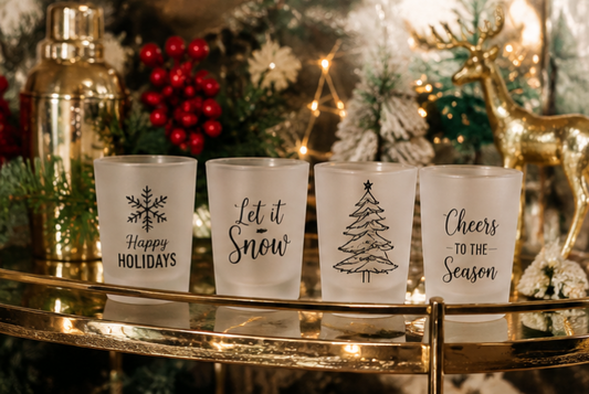 Custom Frosted Shot Glass – Personalized Engraved Shot Glass for Weddings, Parties & Gifts