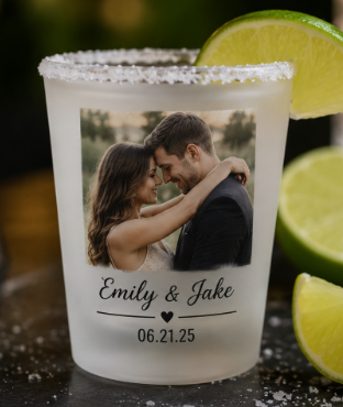 Custom Frosted Shot Glass – Personalized Engraved Shot Glass for Weddings, Parties & Gifts
