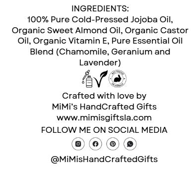 Serene Essence Body Oil – Chamomile & Geranium for Soothing Relaxation