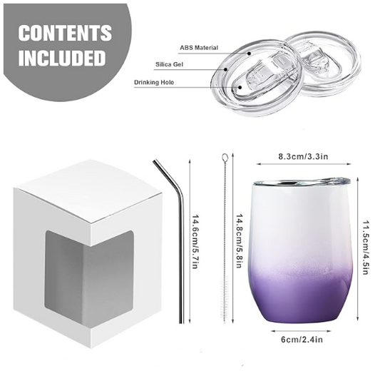 Butterfly Cross Wine Tumbler – Faith & Beauty Combined