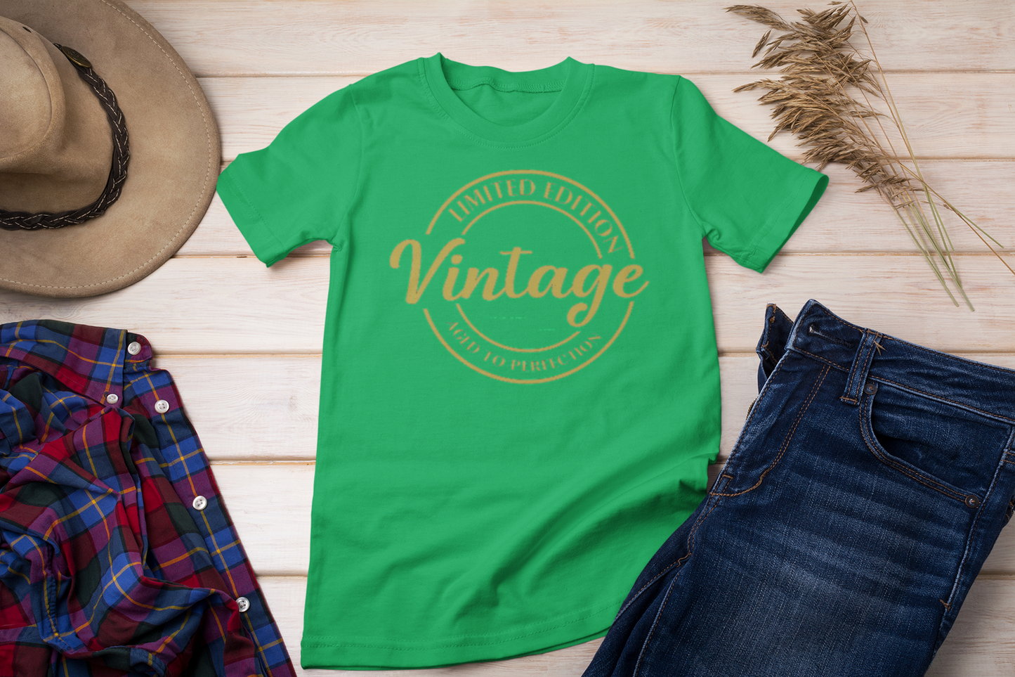 Limited Edition Vintage Aged to Perfection Shirt – Personalized Birthday Tee by Year | Unisex Milestone Gift T-Shirt